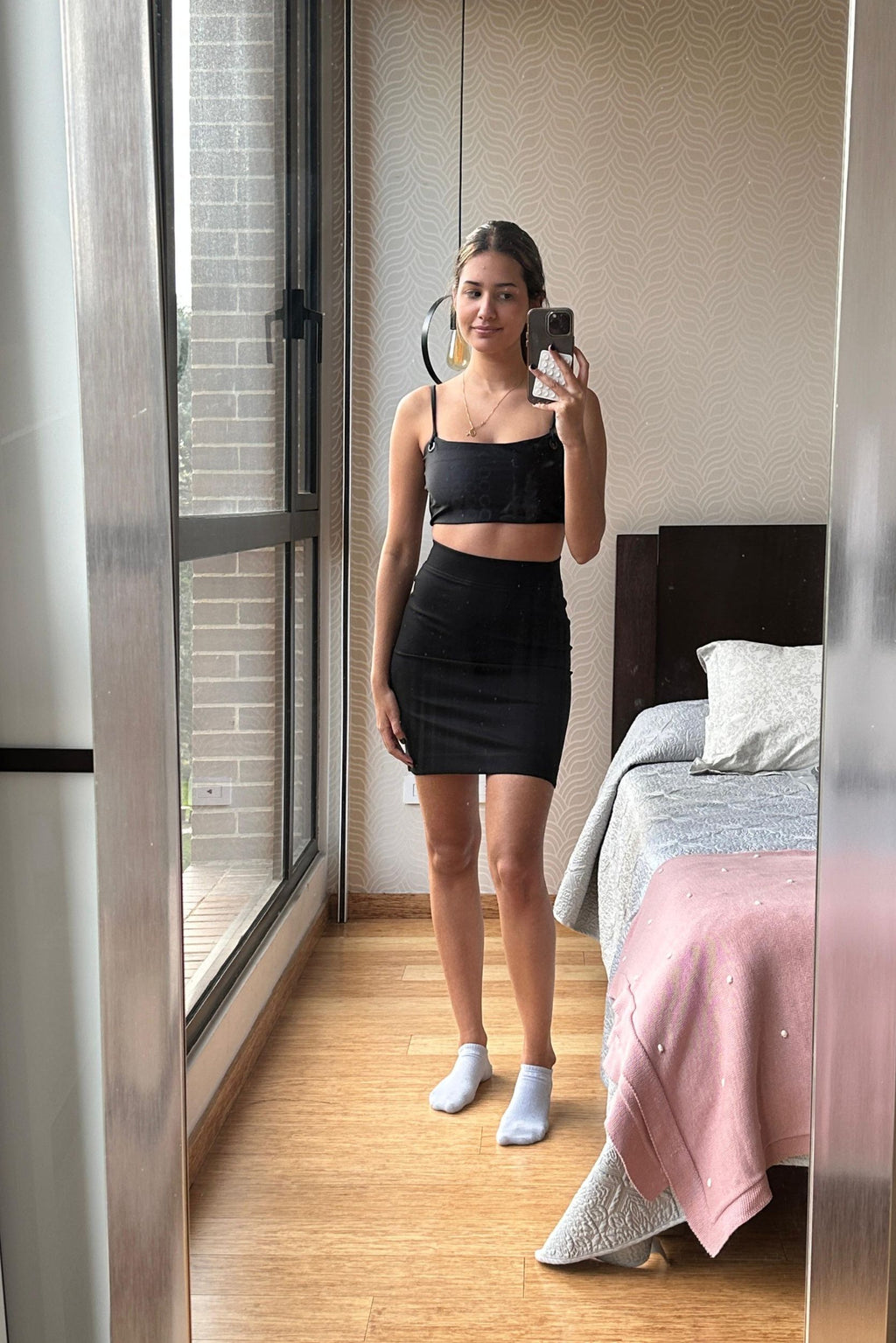 Sample falda negro XS S M L set 62