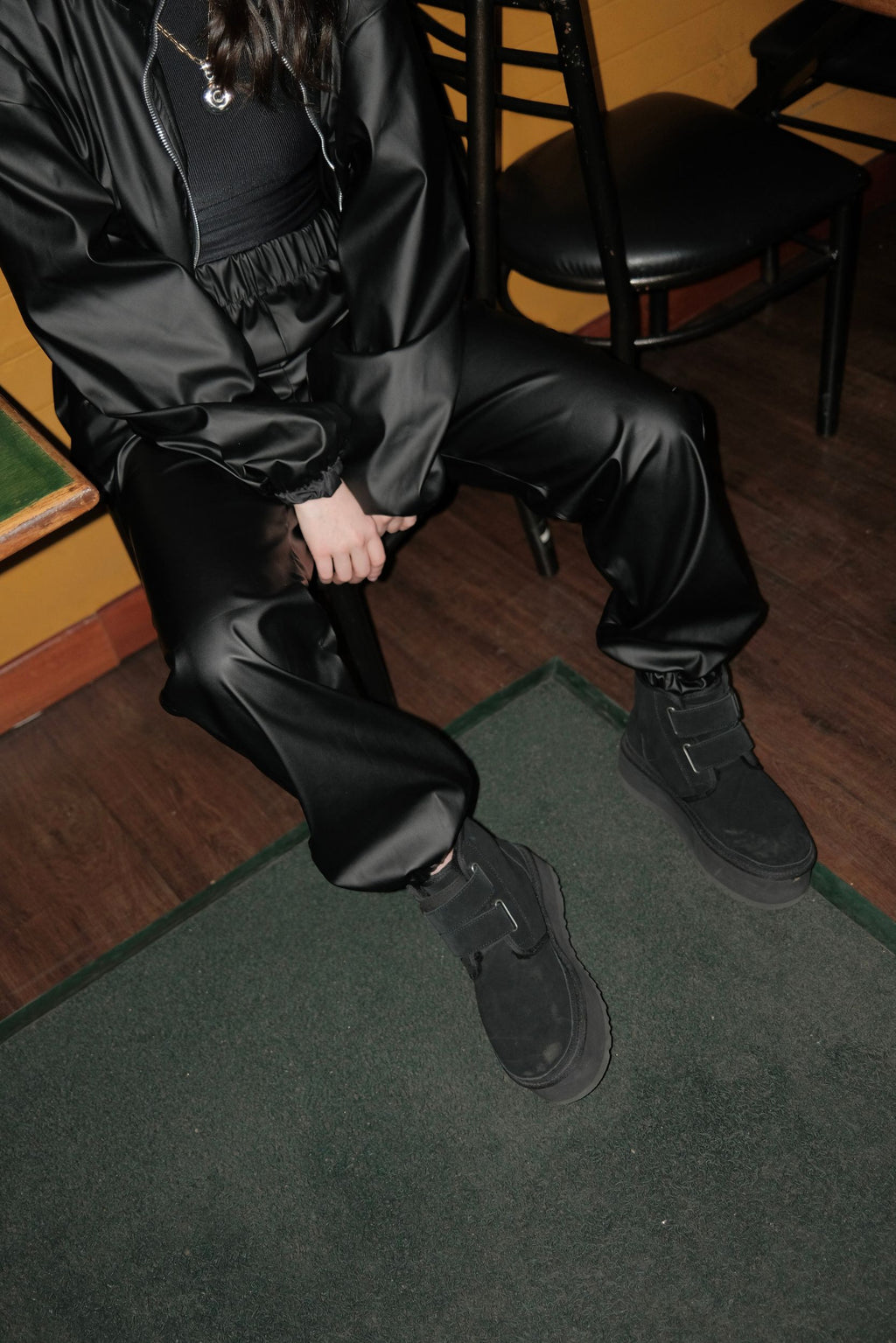 Chaqueta Acero tipo cuero