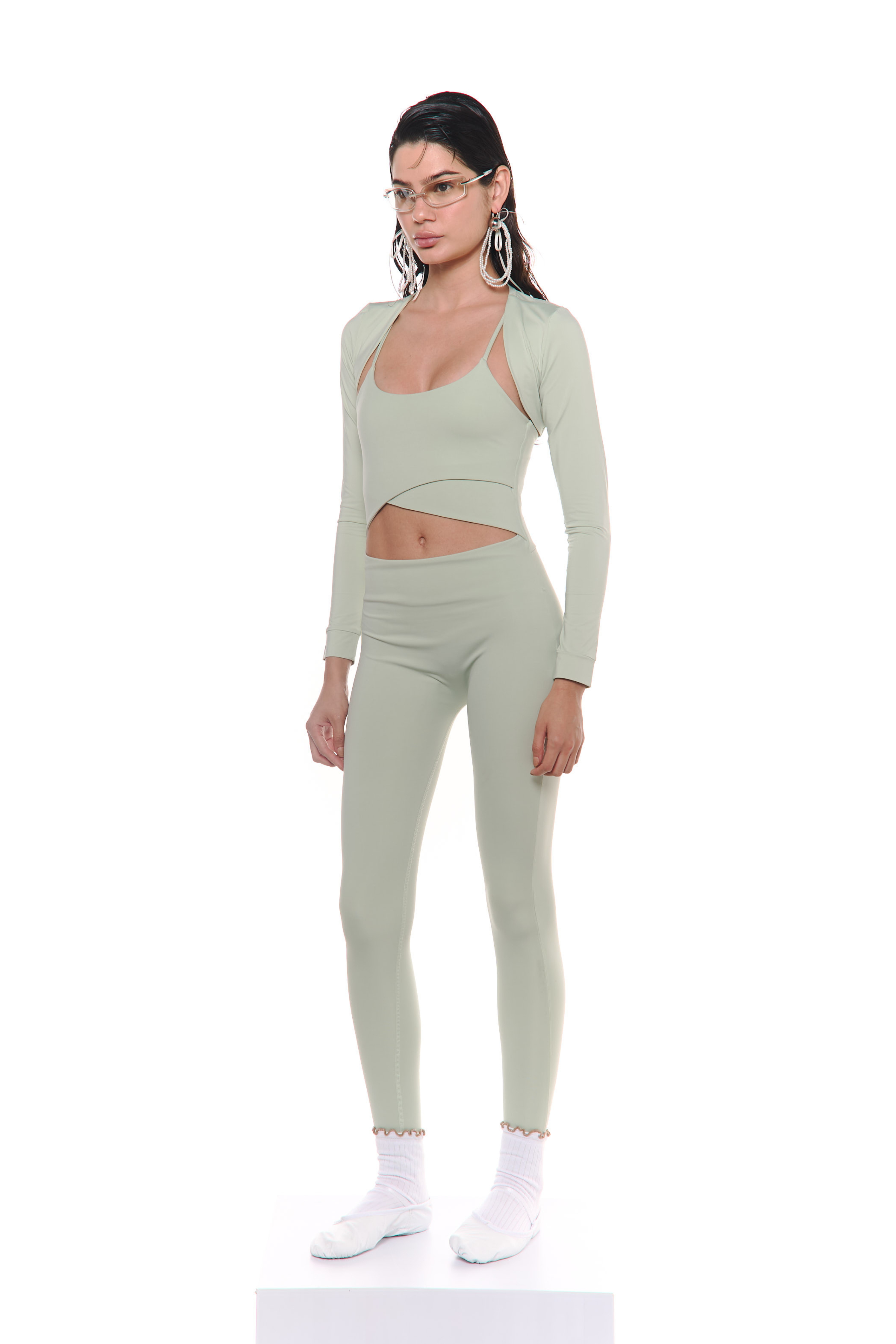 Pure Stamina One-Piece Verde salvia