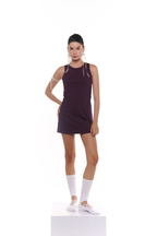 Fashion Brew Dress Berenjena