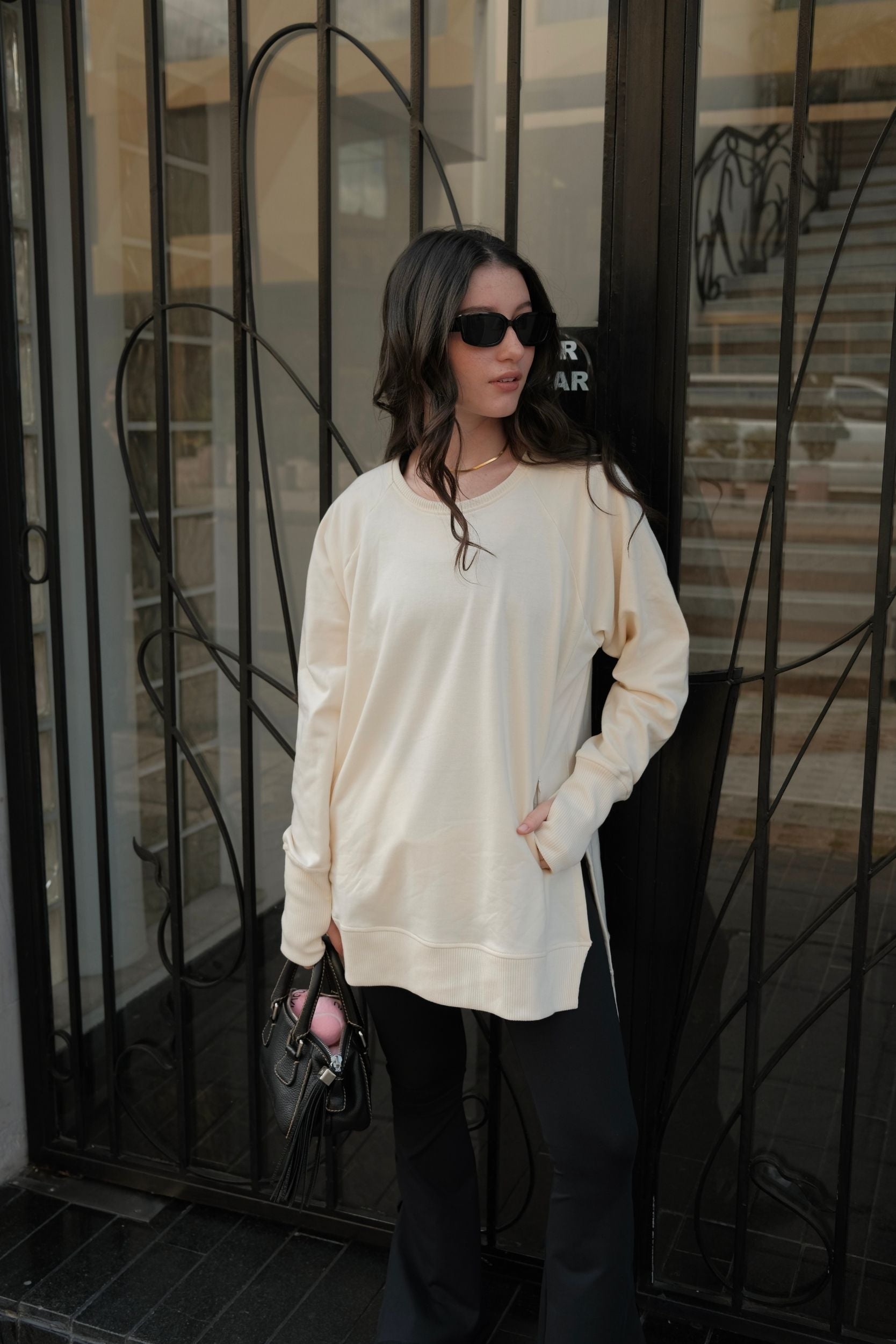 Hoodie basic oversize MOVU