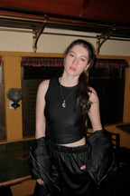 Chaqueta Acero tipo cuero