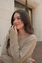 Saco basico bomull Beige