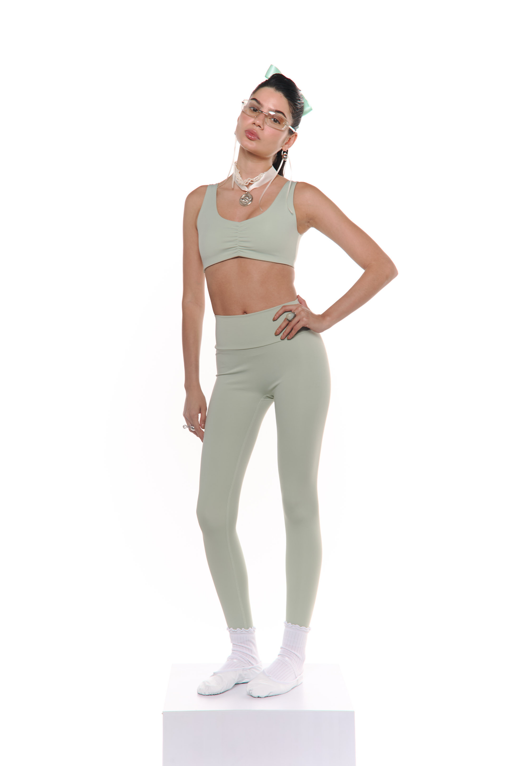 Vitamin C-ute Sport Bra Verde salvia