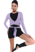 Fashion brew long sleeve licrada lila