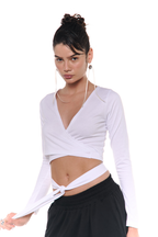 Fashion brew long sleeve algodon blanco