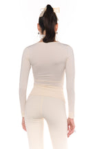 Olyra  long sleeve licrada beige