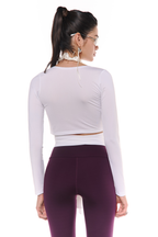 Fashion brew long sleeve algodon blanco