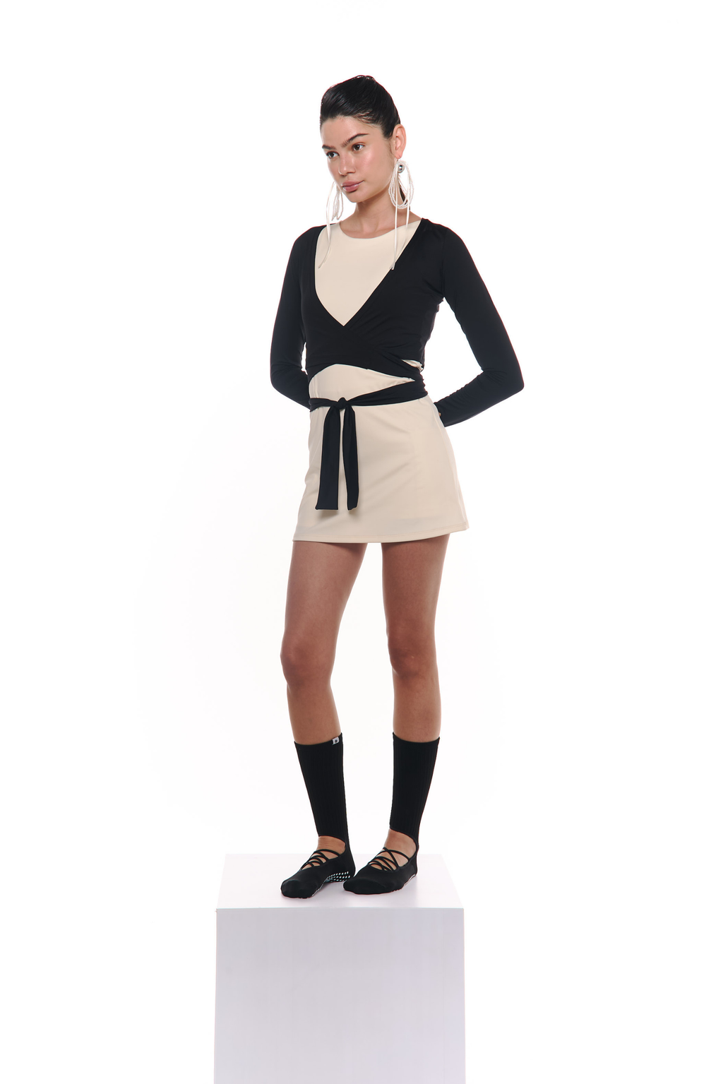 Fashion brew long sleeve algodon negro