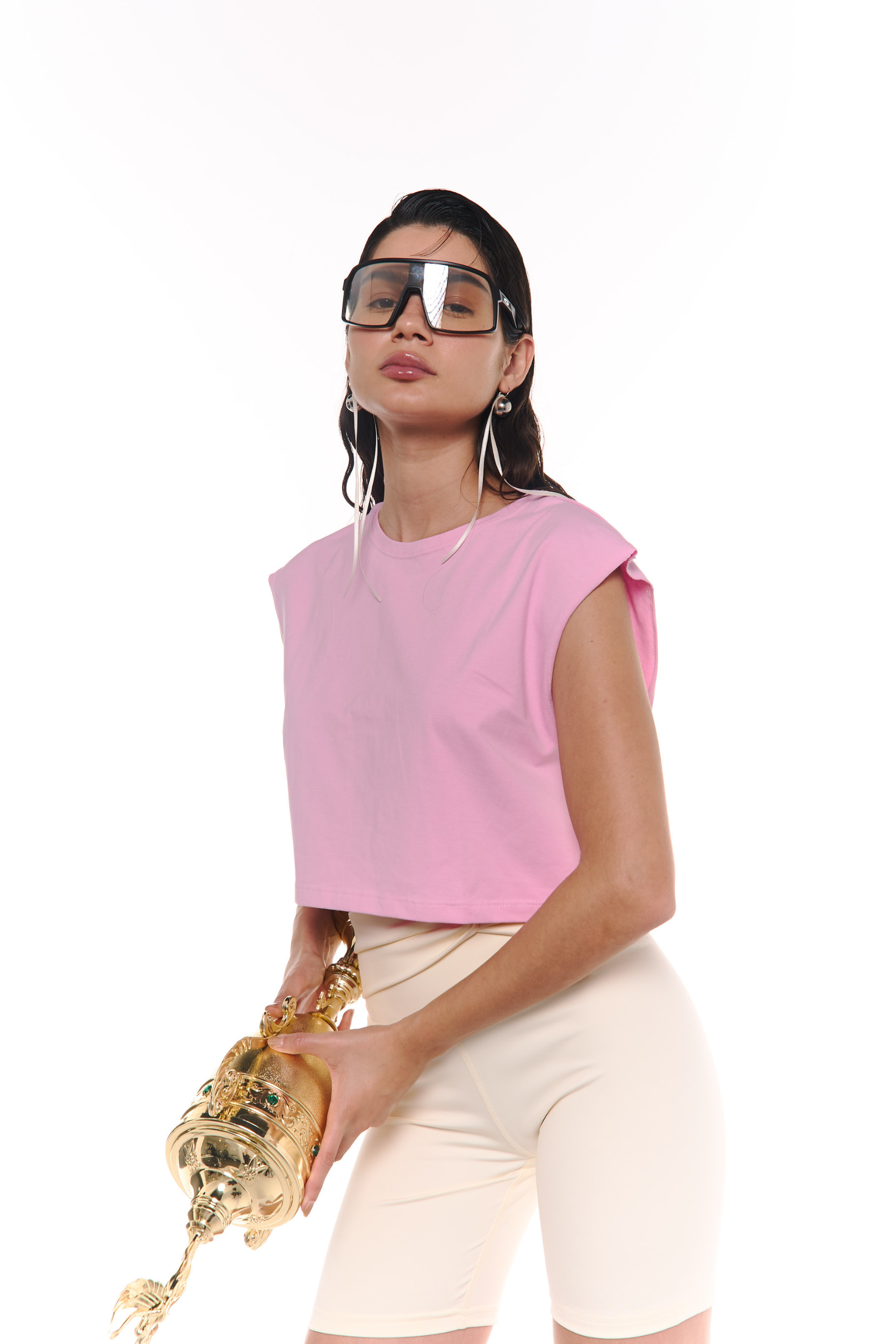 Tank top fasion brew rosado