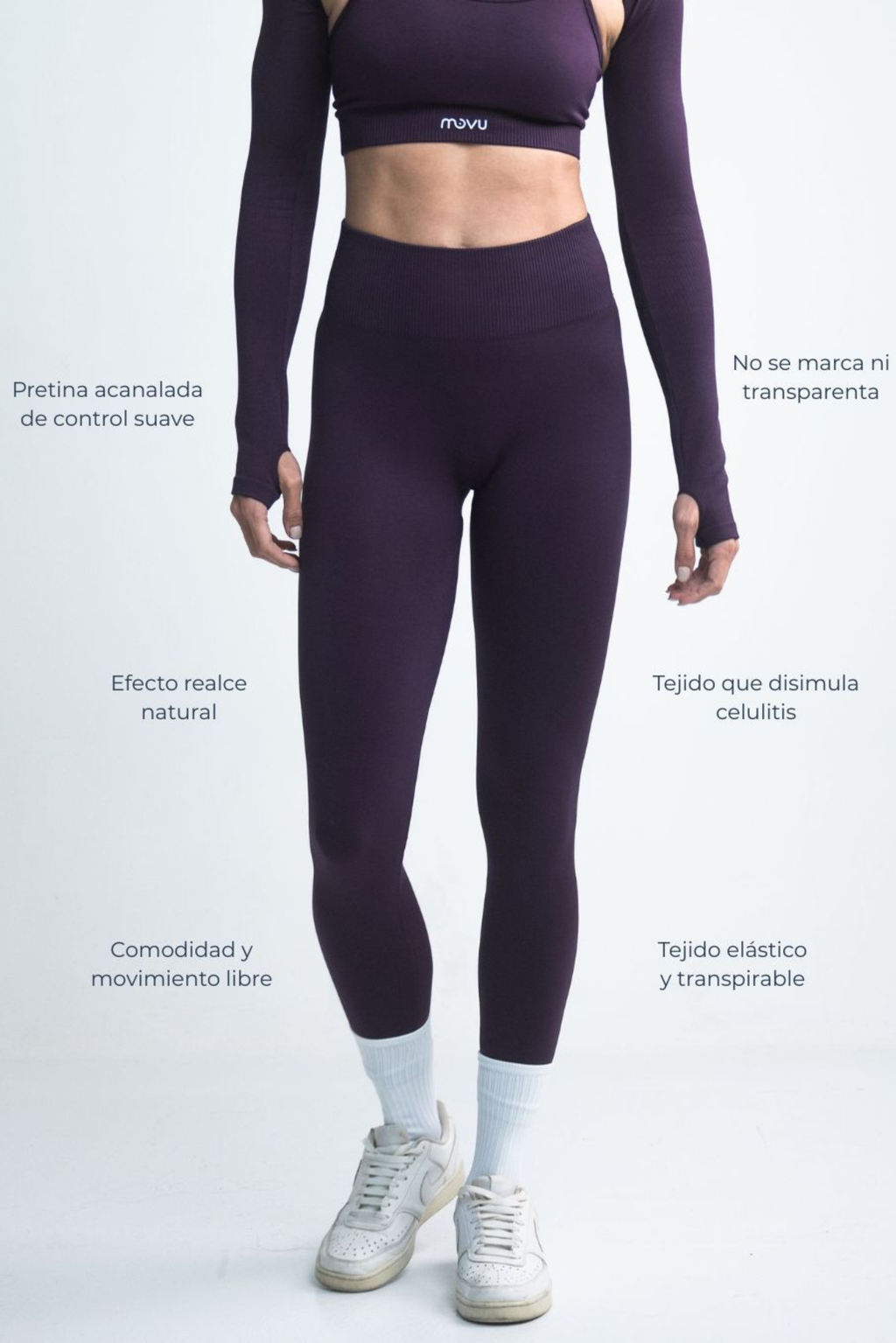 Legging Bold Glute Pro Seamless Morado