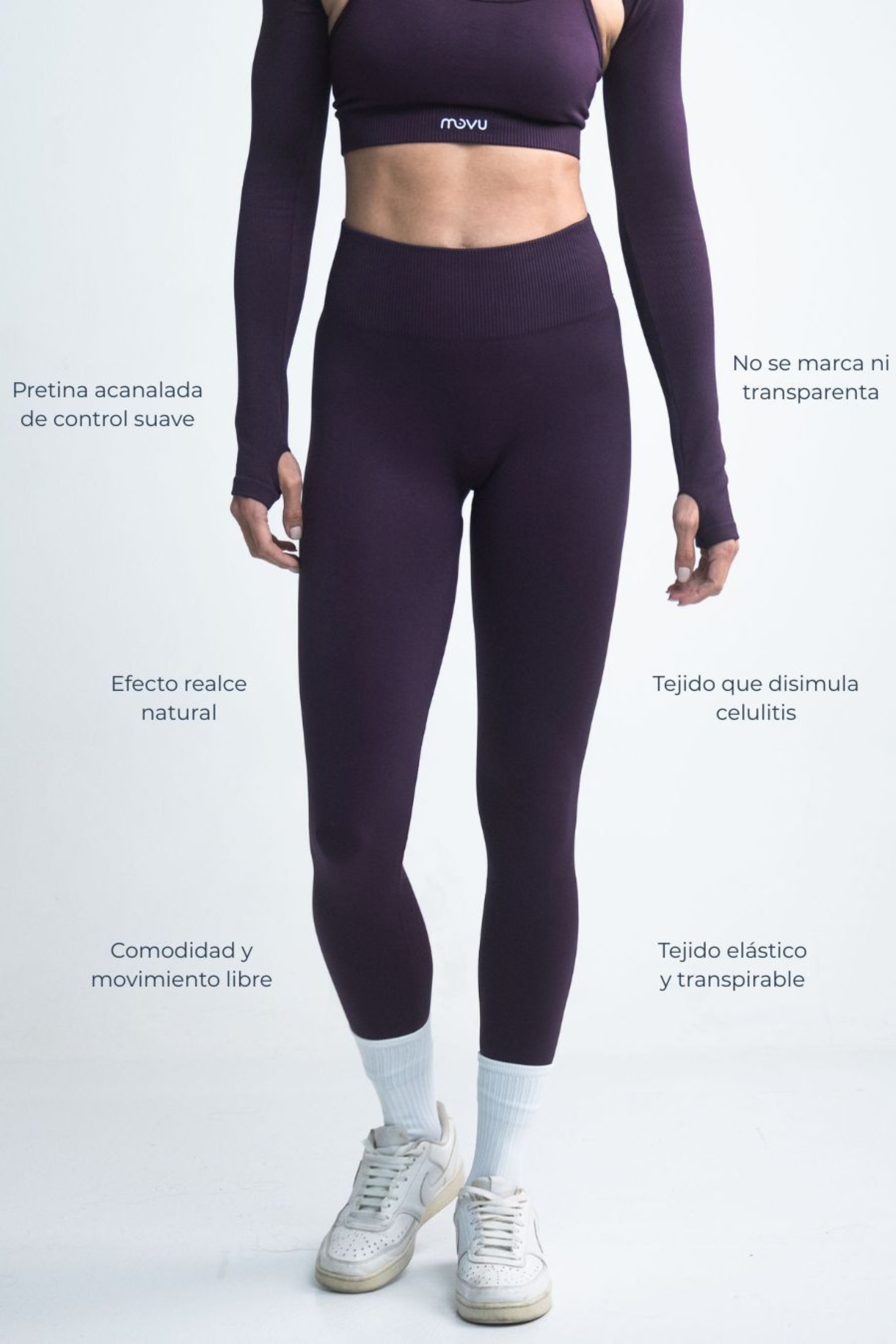 Legging Bold Glute Pro Seamless Morado