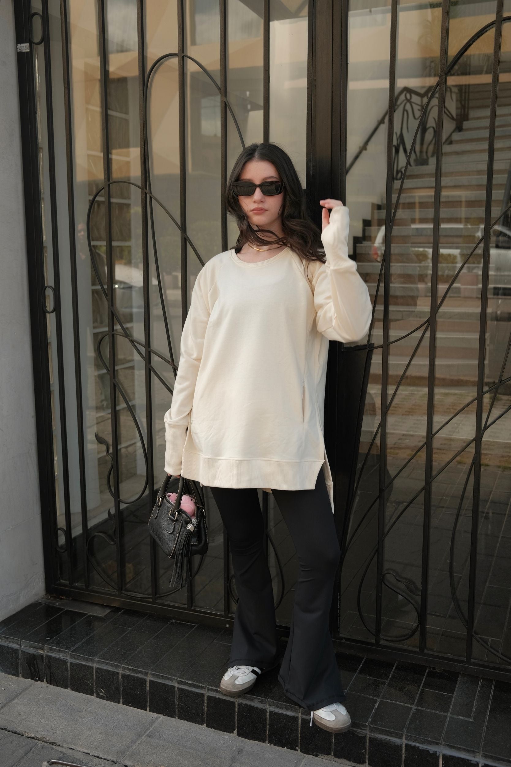 Hoodie basic oversize MOVU