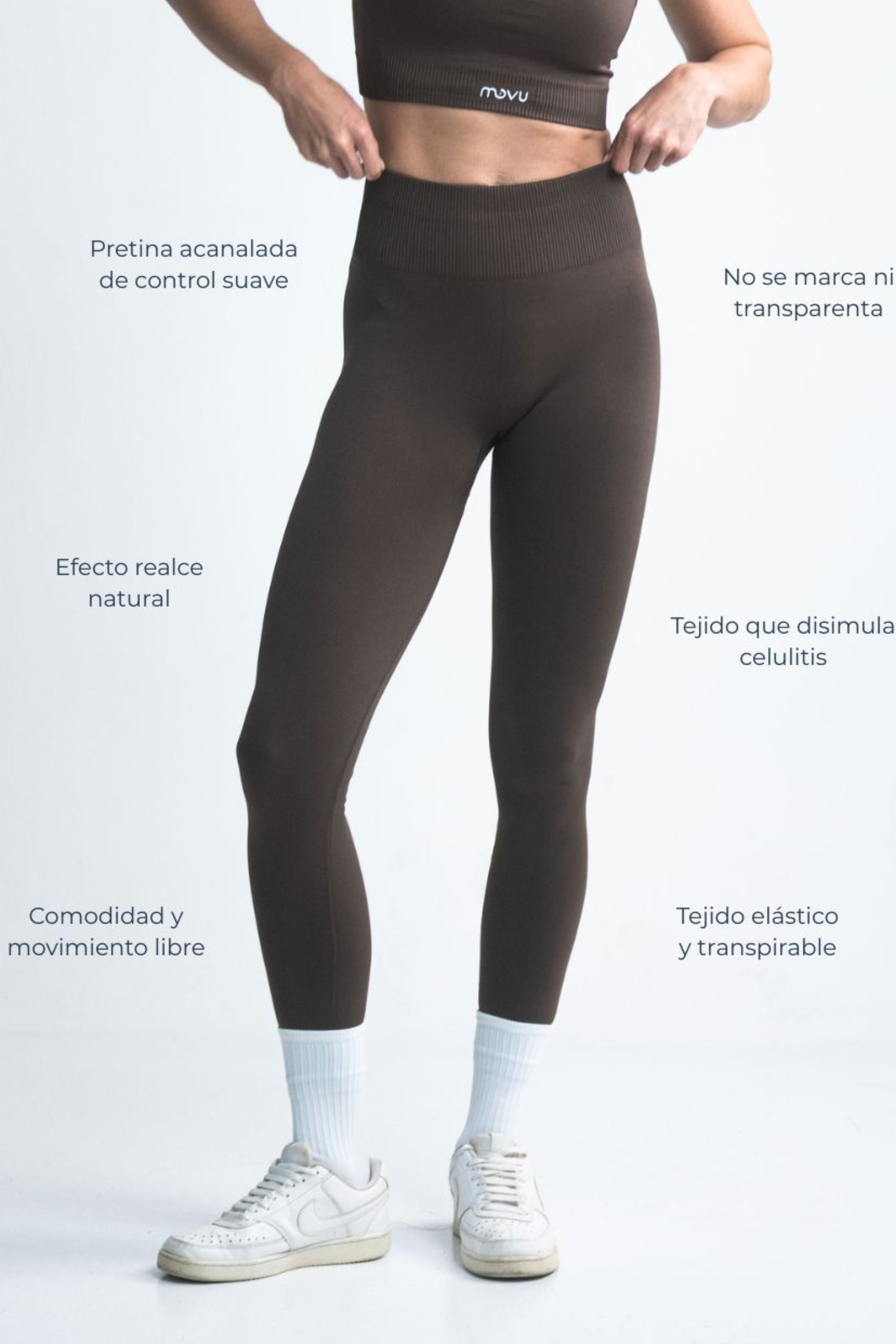 Legging Bold Glute Pro Seamless Café