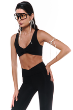 Hot Yoga Hot Girls Legging Negro