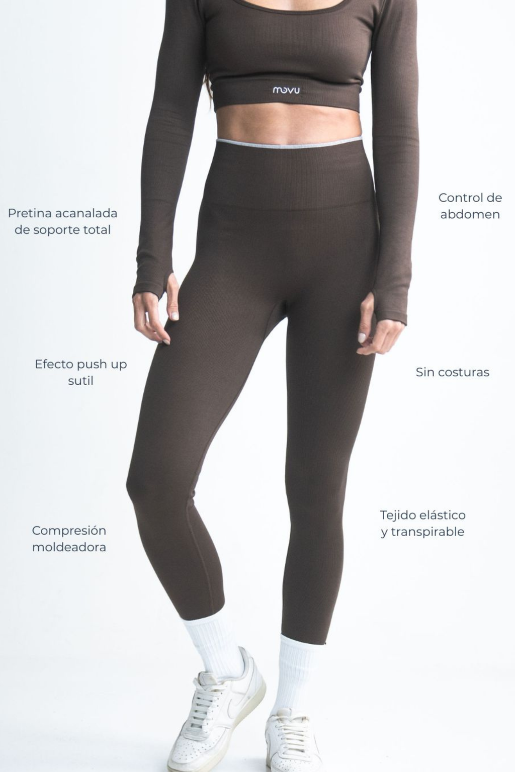 Legging Corselle Seamless Cafe