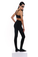 Hot Yoga Hot Girls Legging Negro