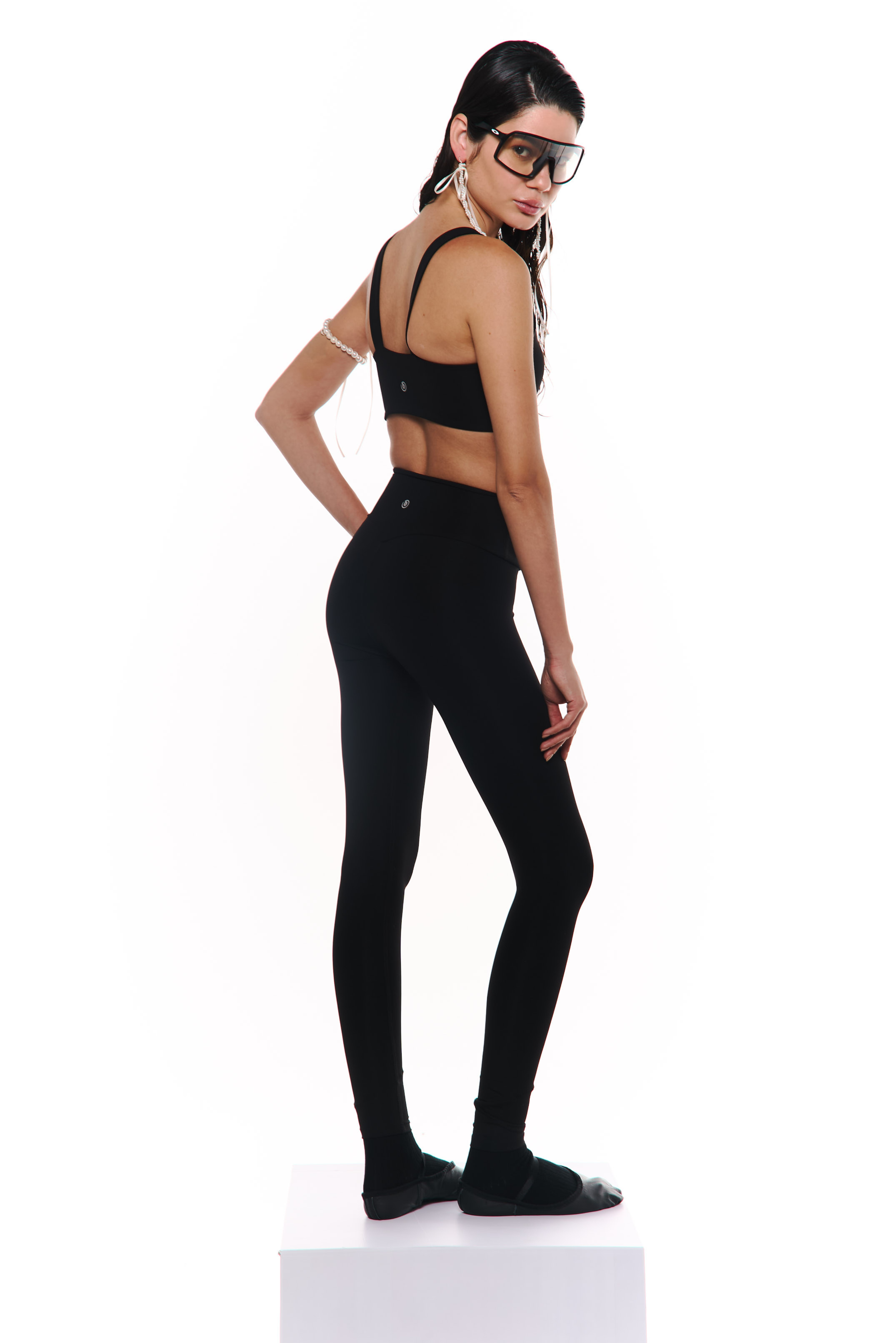 Hot Yoga Hot Girls Legging Negro