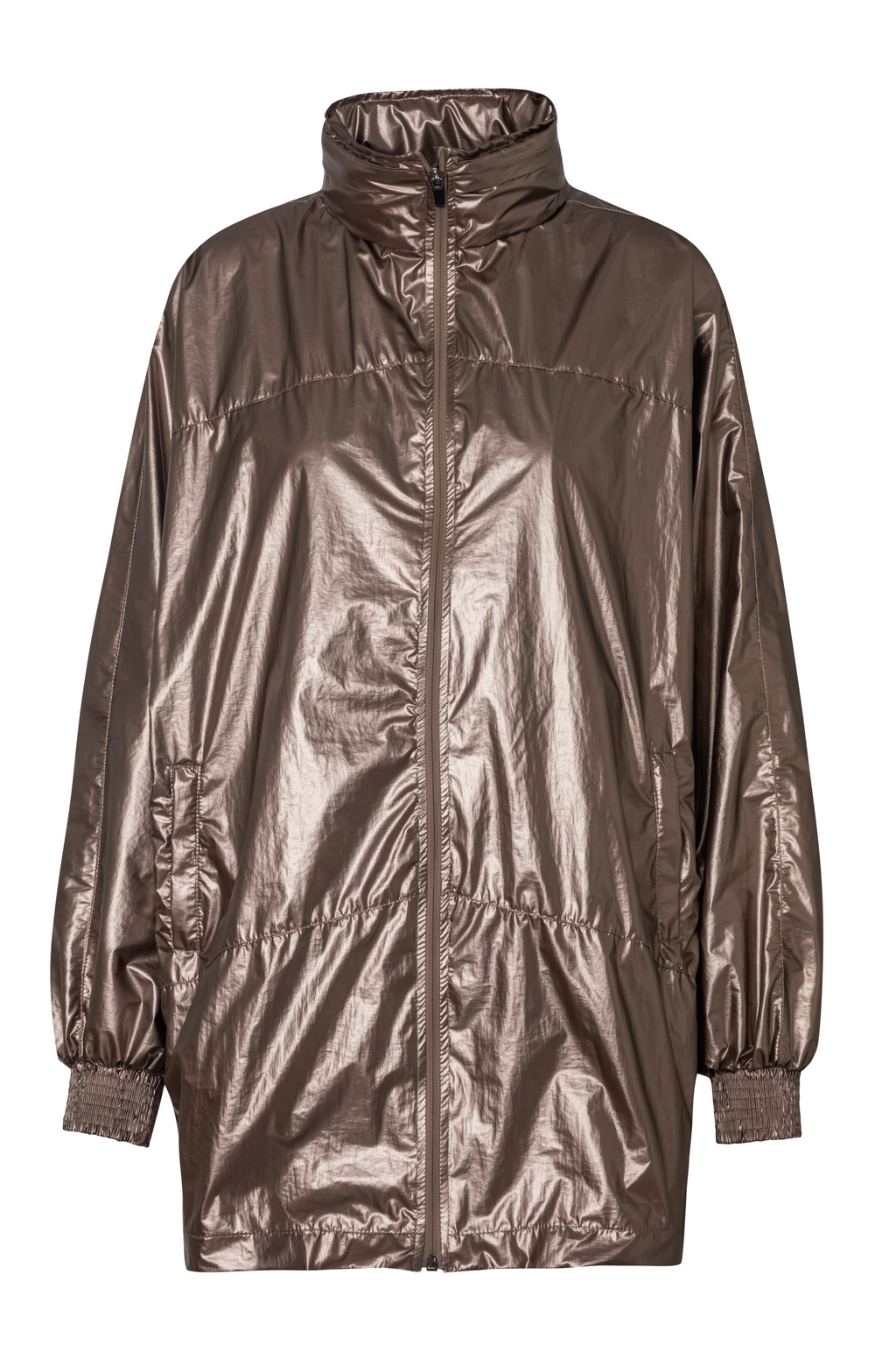 PREVENTA Chaqueta troya metalizada Champaña