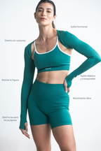 Mangas Aura Seamless Verde