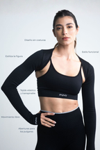 Mangas Aura Seamless Negro