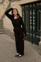 Pantalon basico bomull