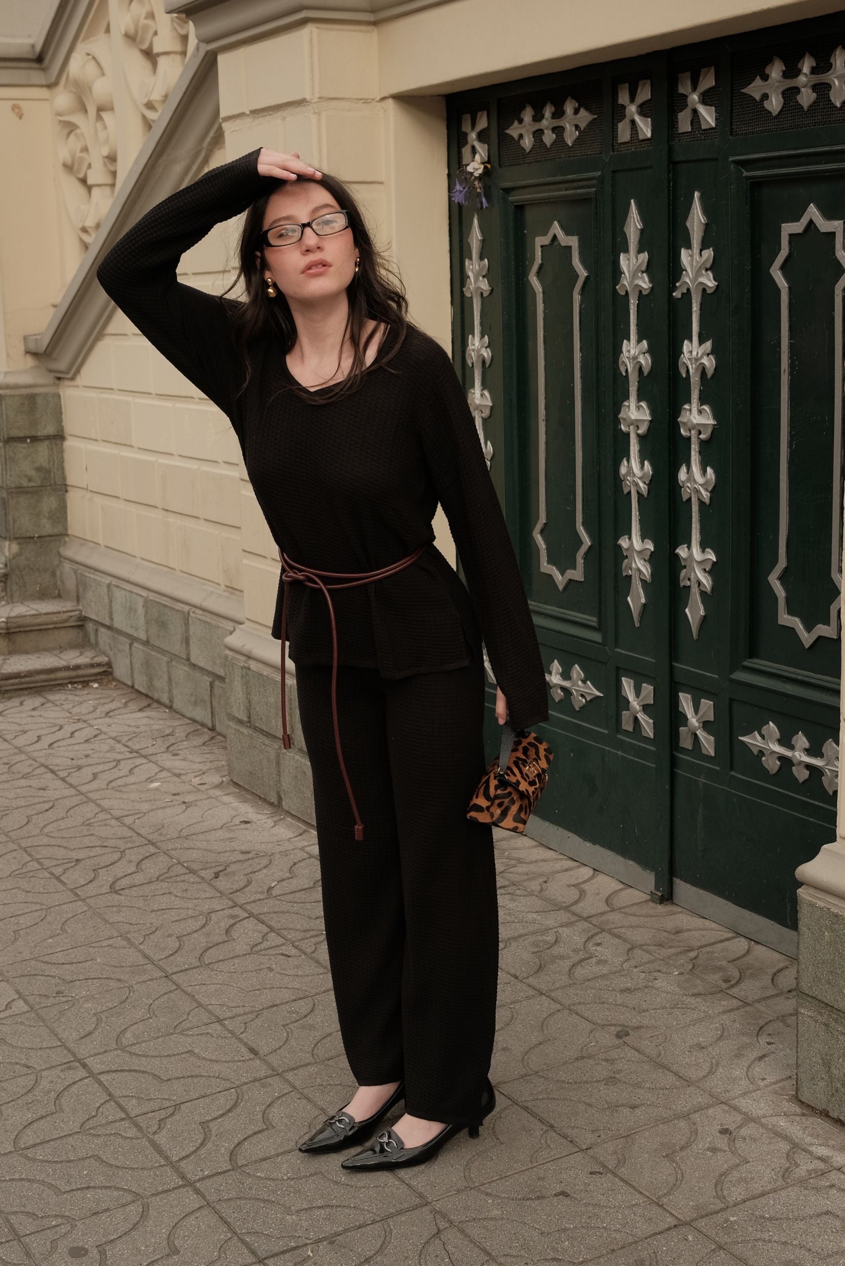 Pantalon basico bomull