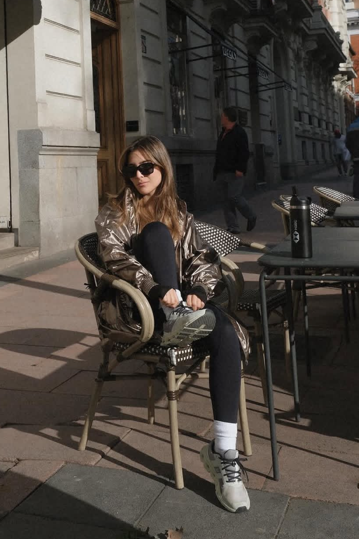 Chaqueta Troya Champange