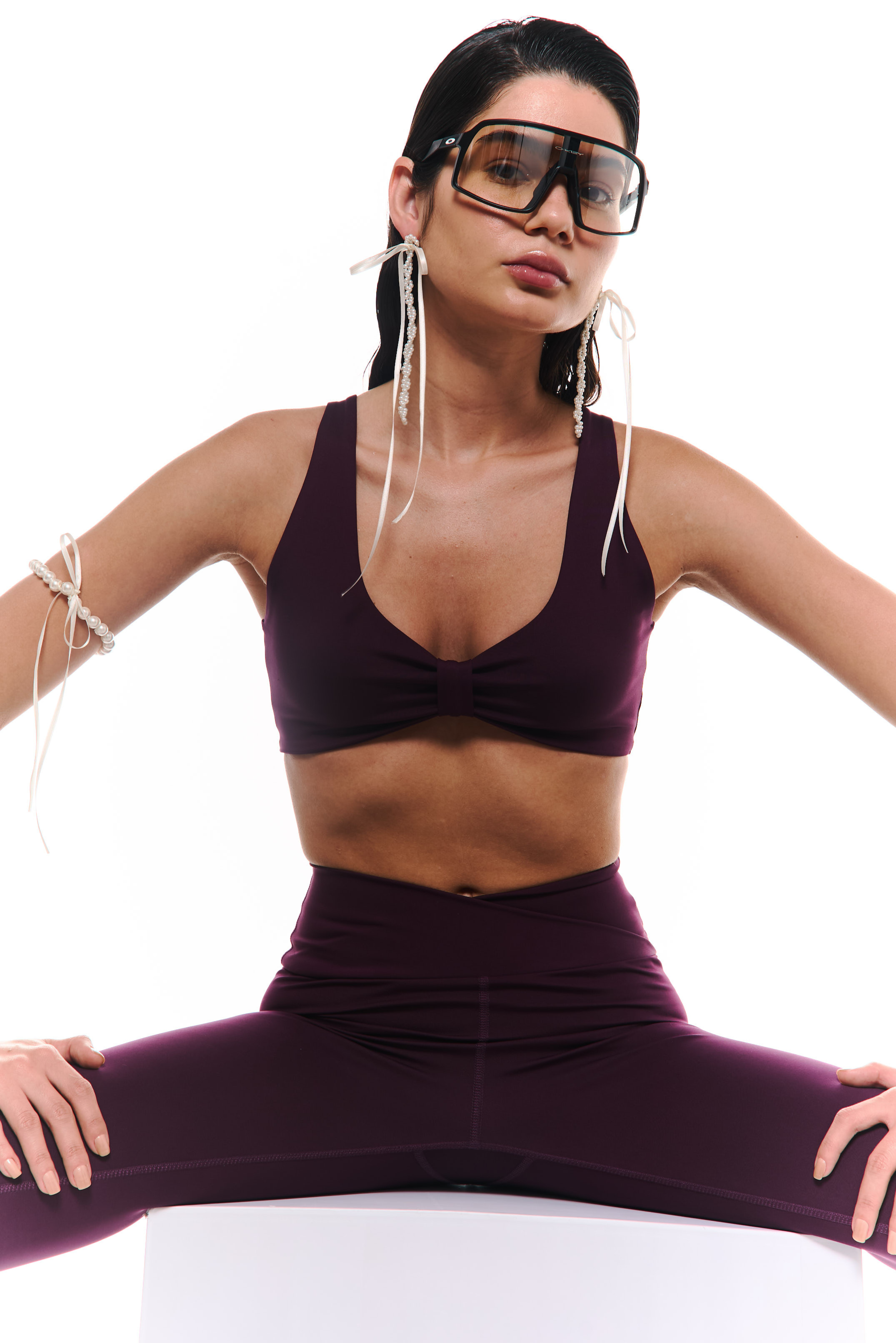 Fashion Brew Sport Bra Berenjena