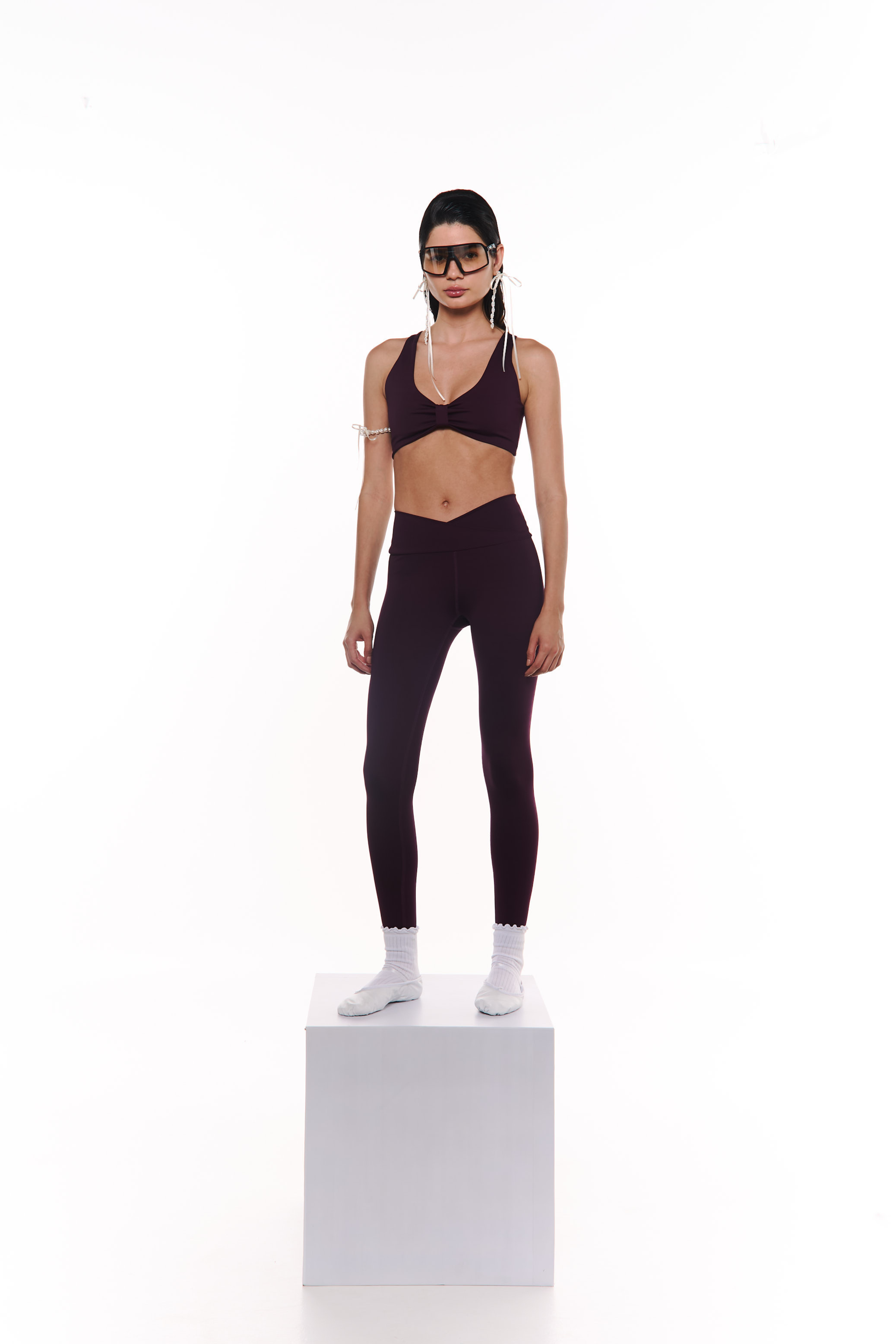 Hot Yoga Hot Girls Legging Berenjena