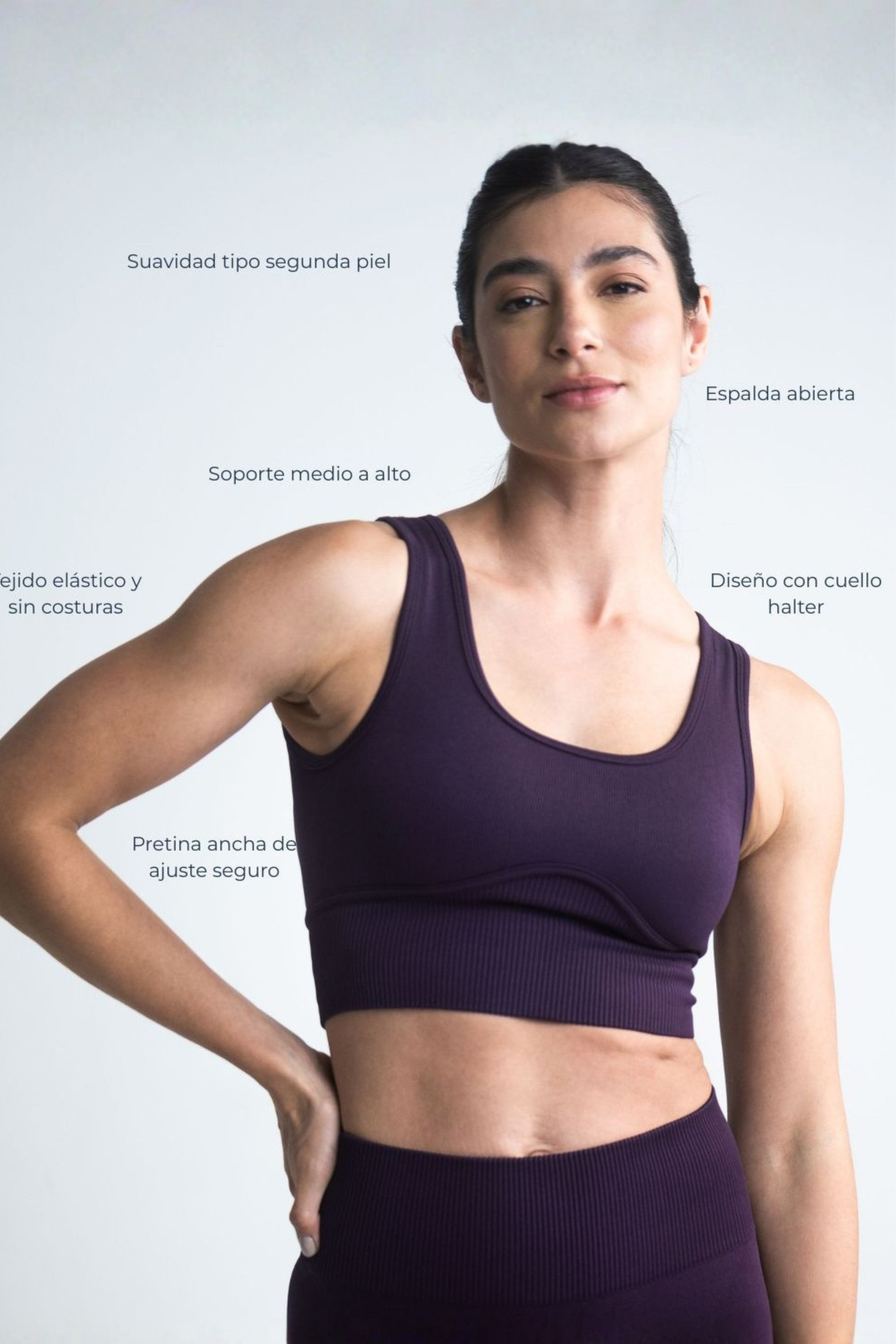 Top Corselle Seamless Morado