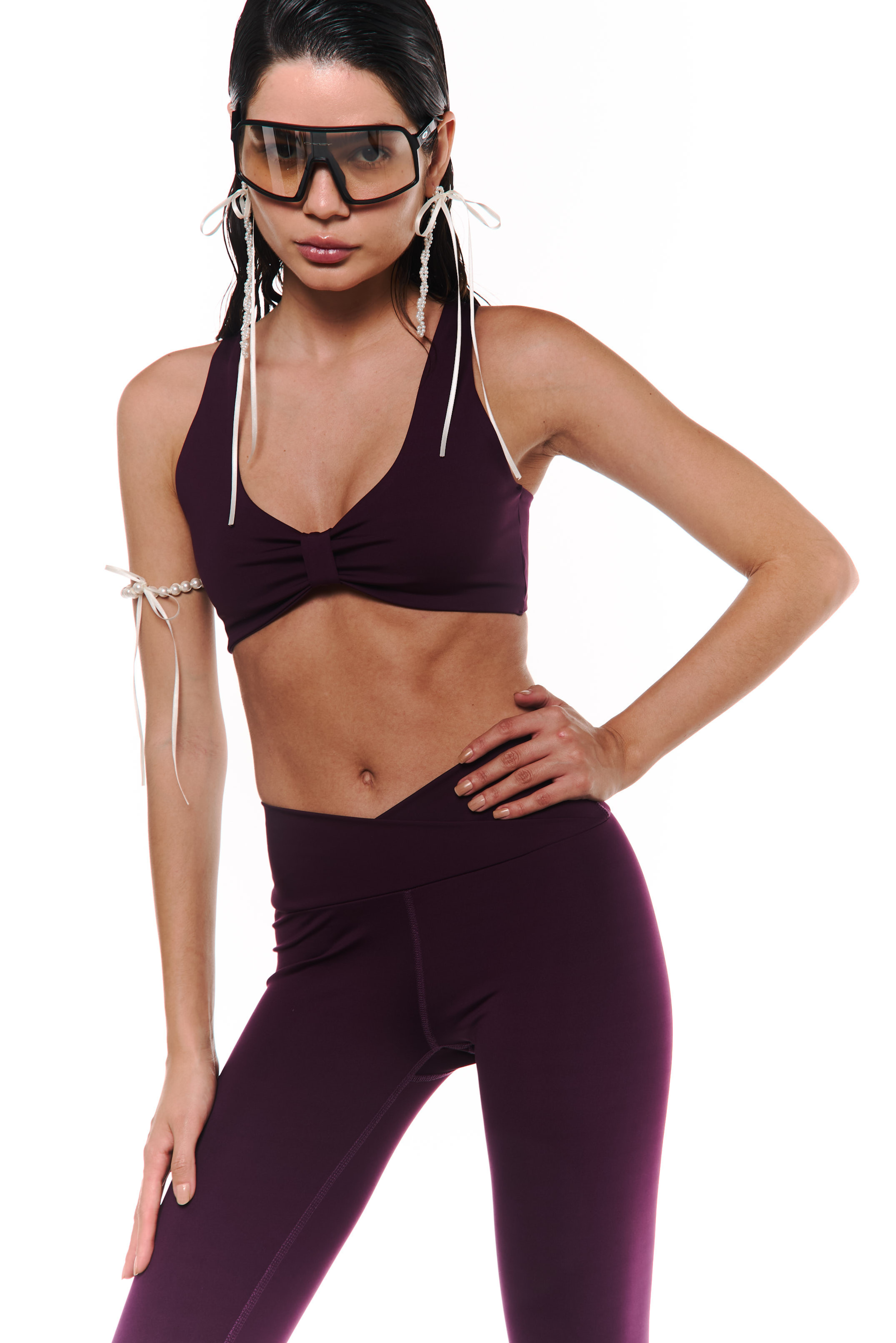 Fashion Brew Sport Bra Berenjena