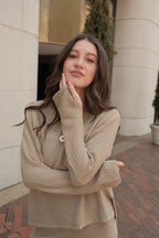 Saco basico bomull Beige