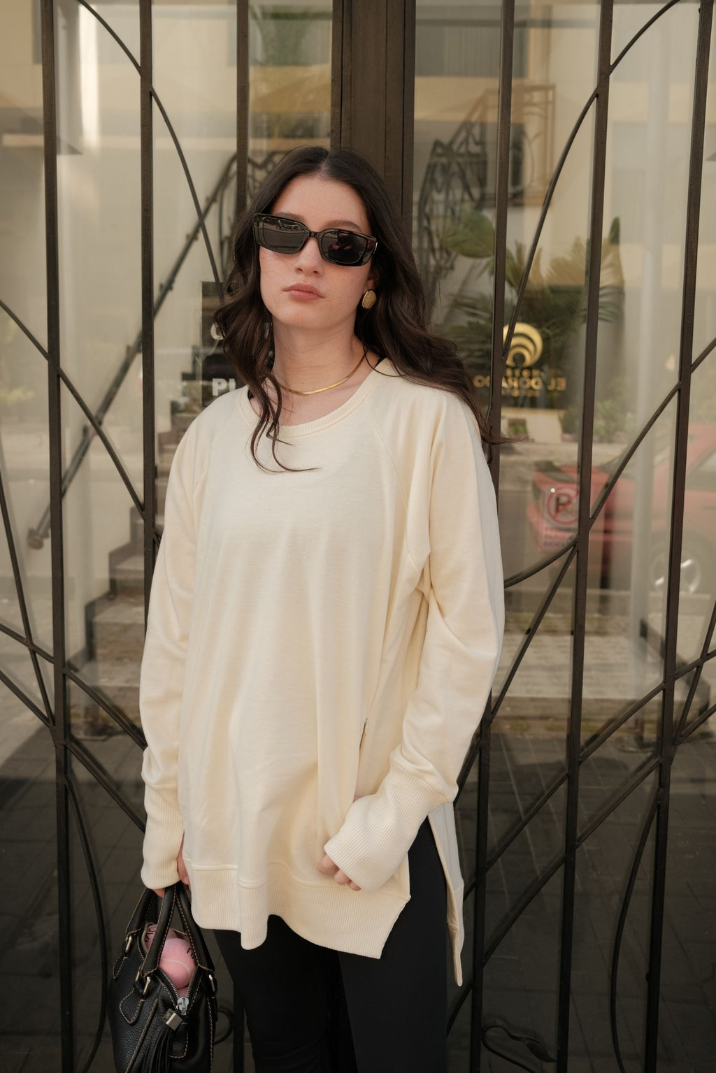 Hoodie basic oversize MOVU