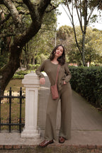 Pantalon basico bomull