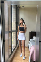 Sample falda blanca XS look 38