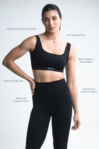 Top Essenza Seamless Negro