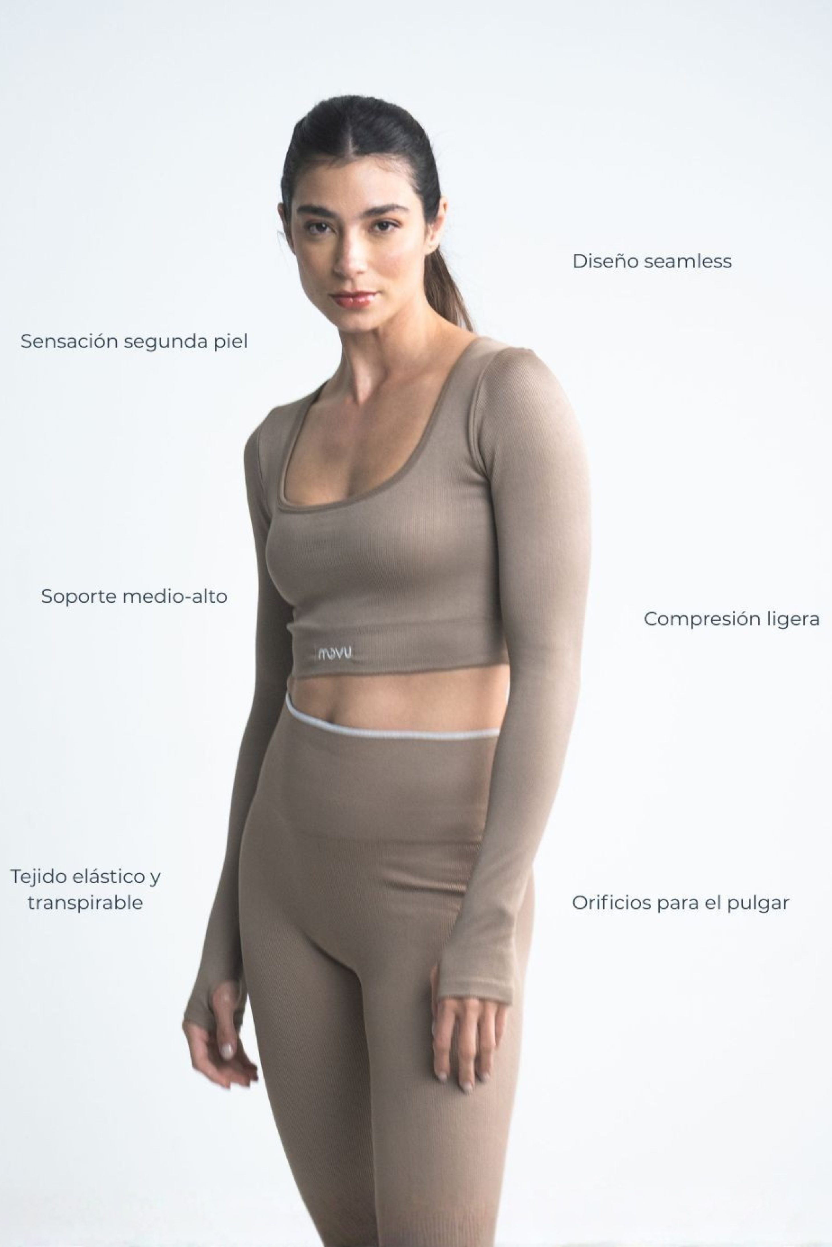 Top Sirelle Seamless Crema