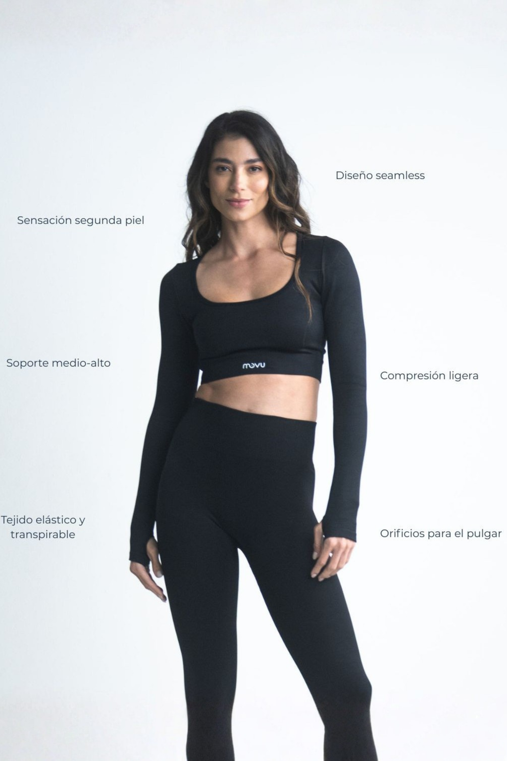 Top Sirelle Seamless Negro