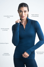 Saco Silkka Seamless Azul