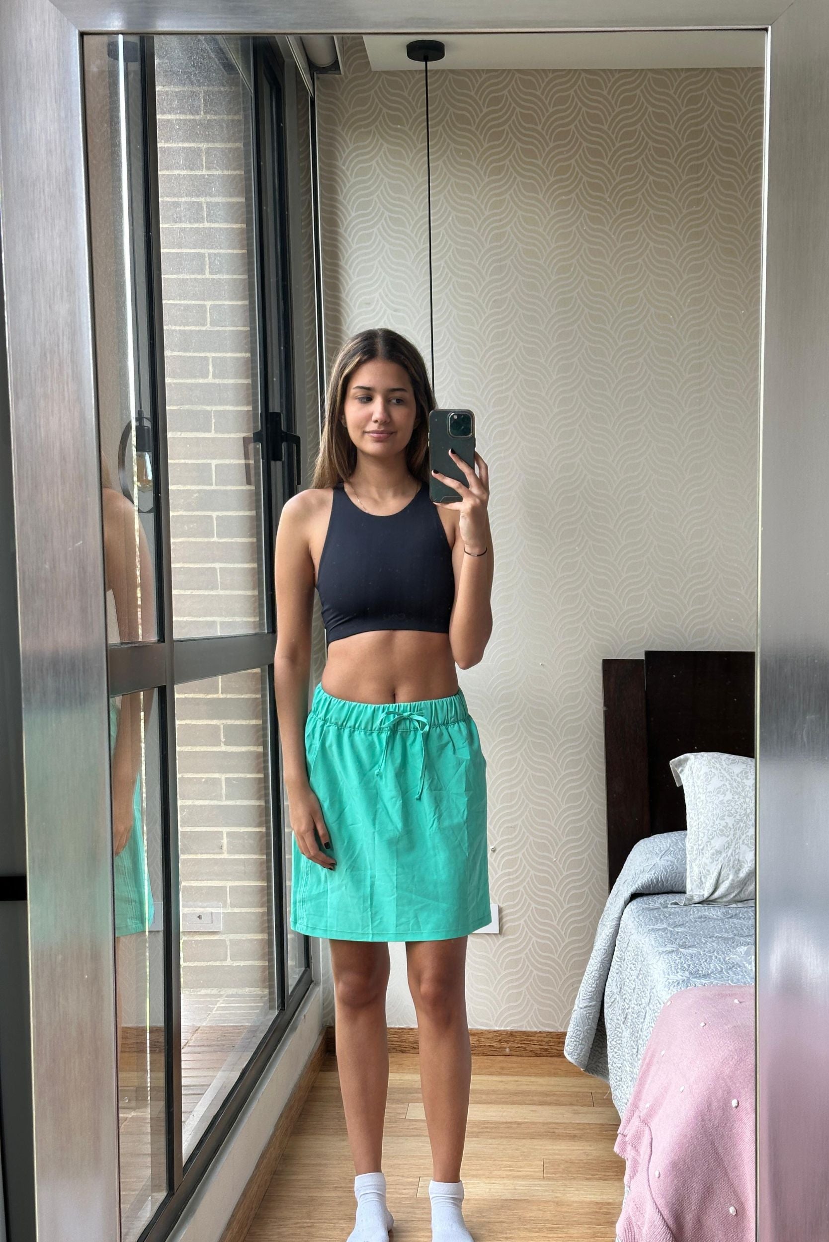 Sample top negro  XS look 18