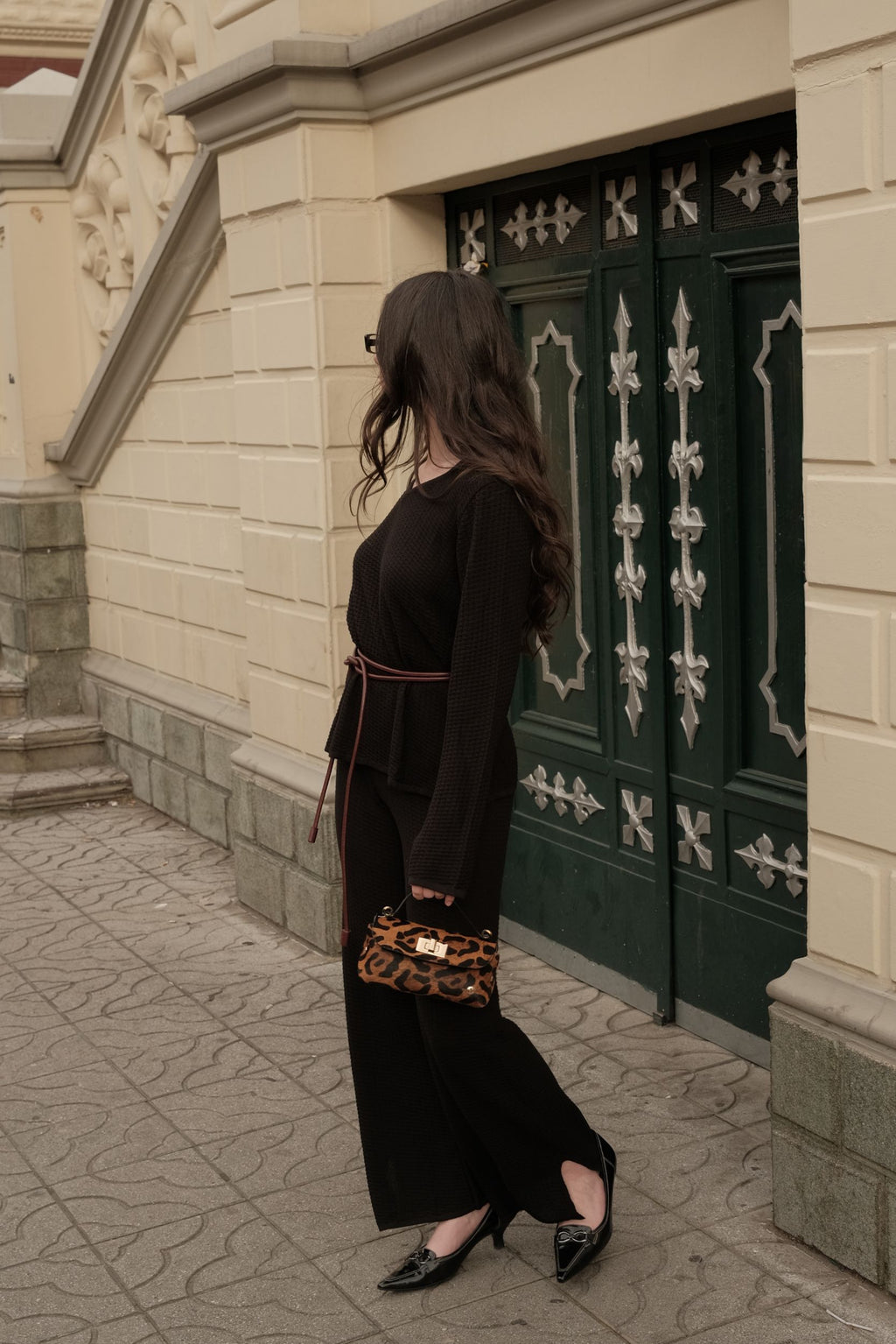 Pantalon basico bomull