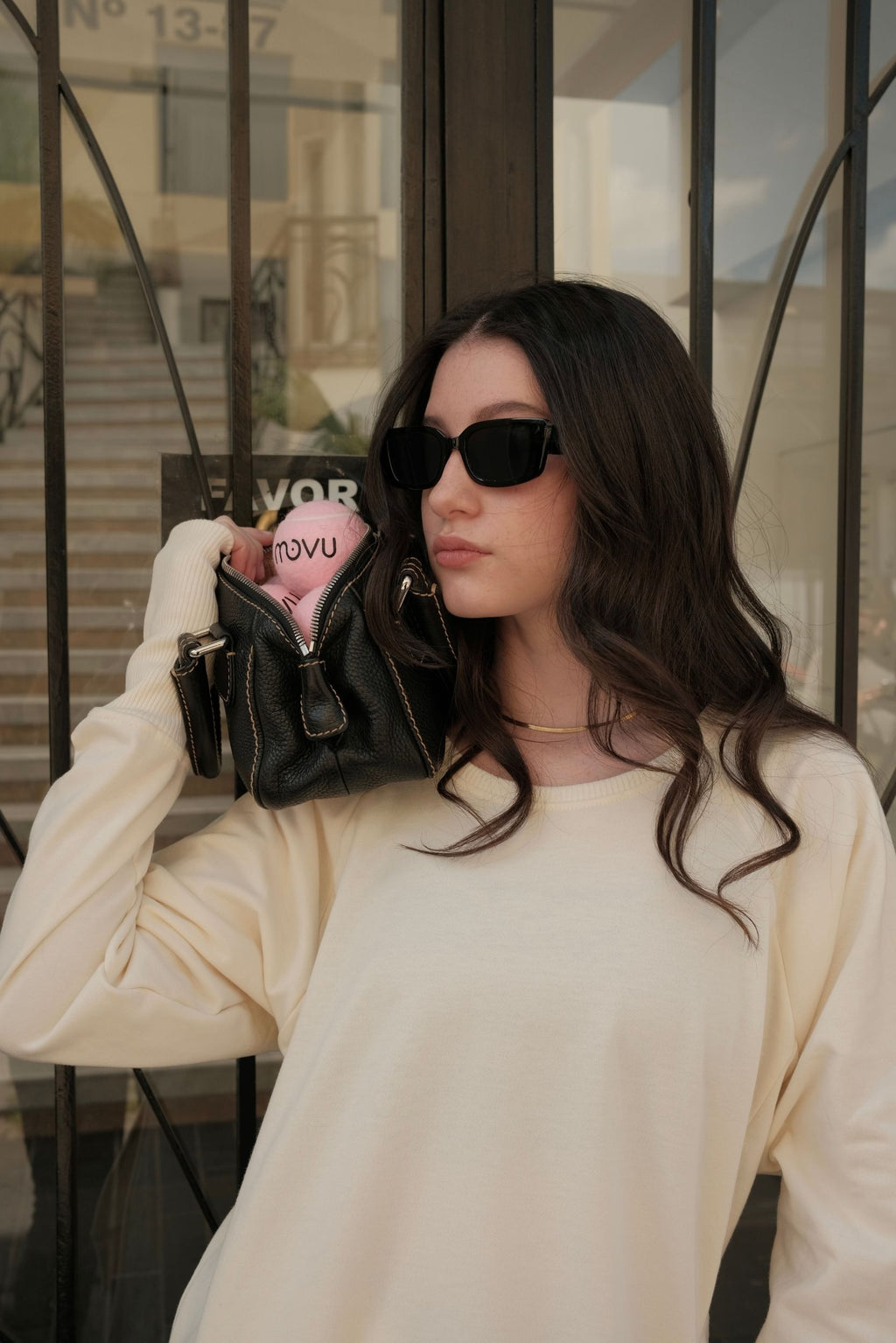 Hoodie basic oversize MOVU