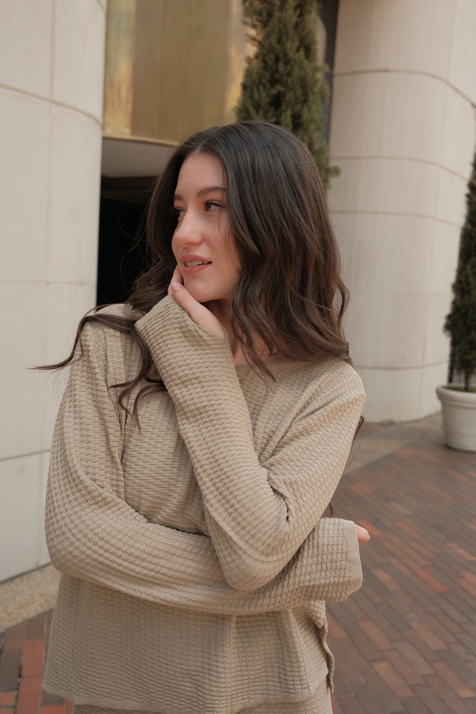 Pantalon basico bomull