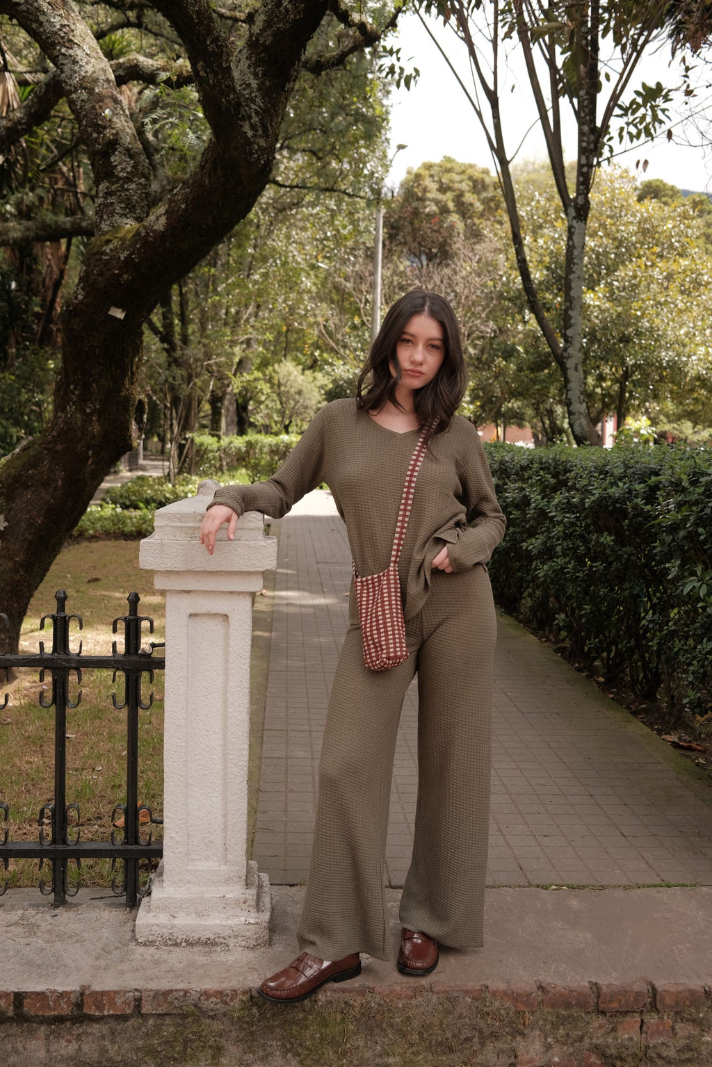 Pantalon basico bomull