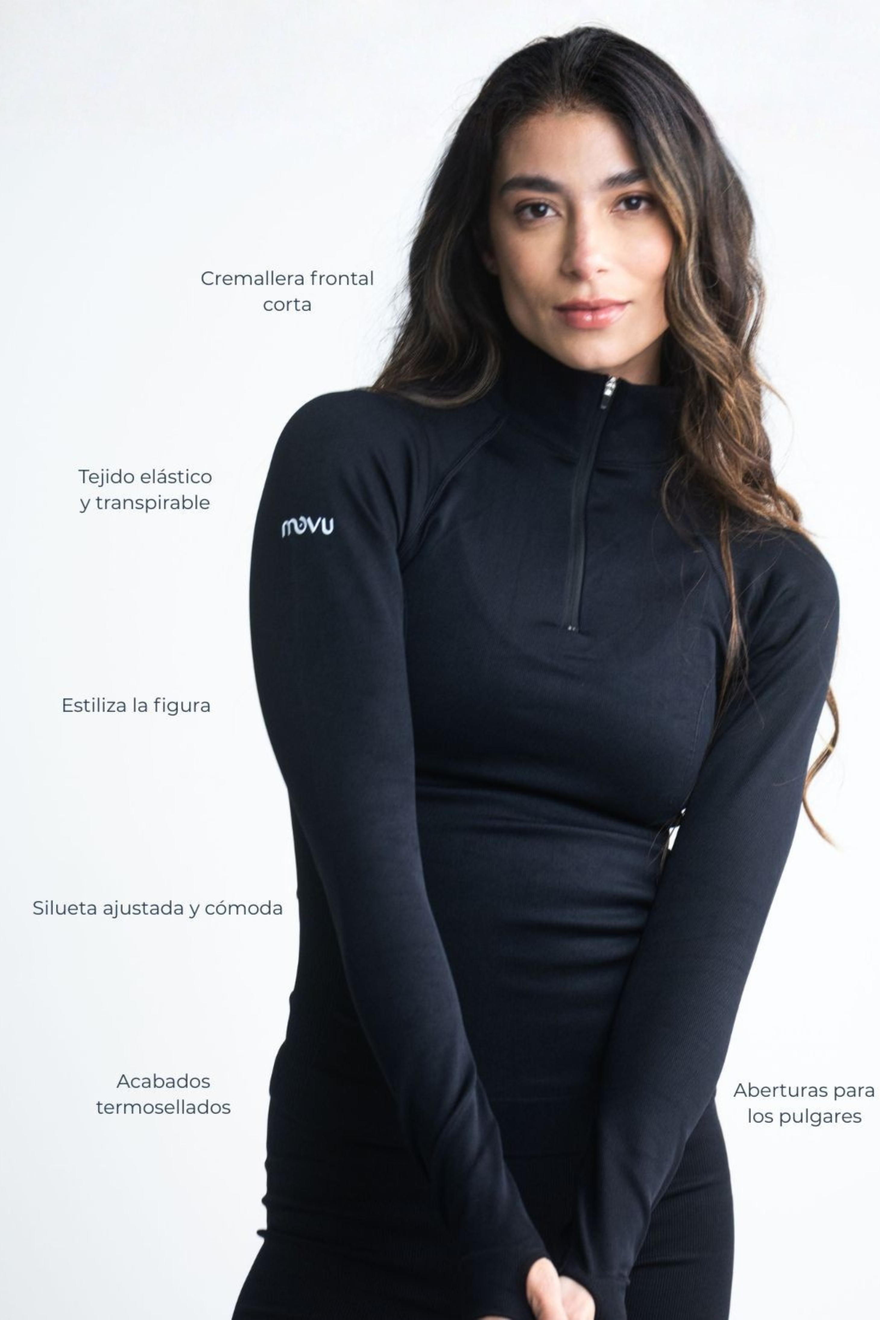 Saco Silkka Seamless Negro