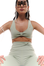 Fashion Brew Sport Bra Verde salvia