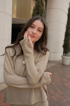 Saco basico bomull Beige