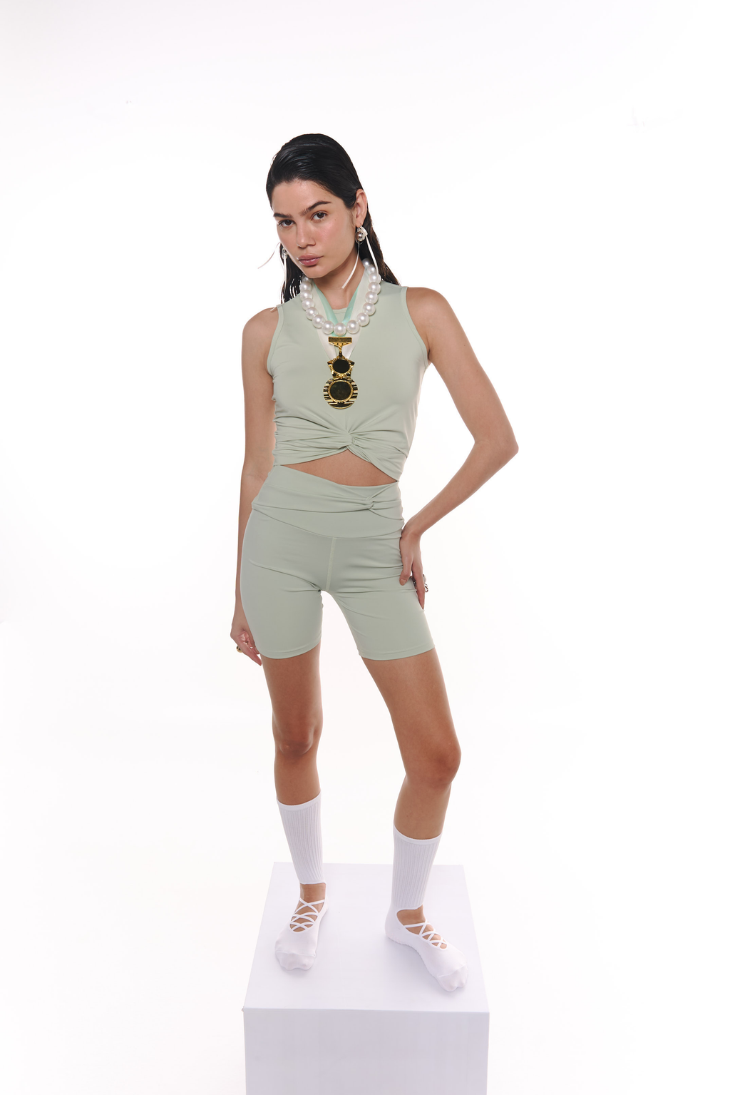 Vitamin C-ute Tank Verde Salvia