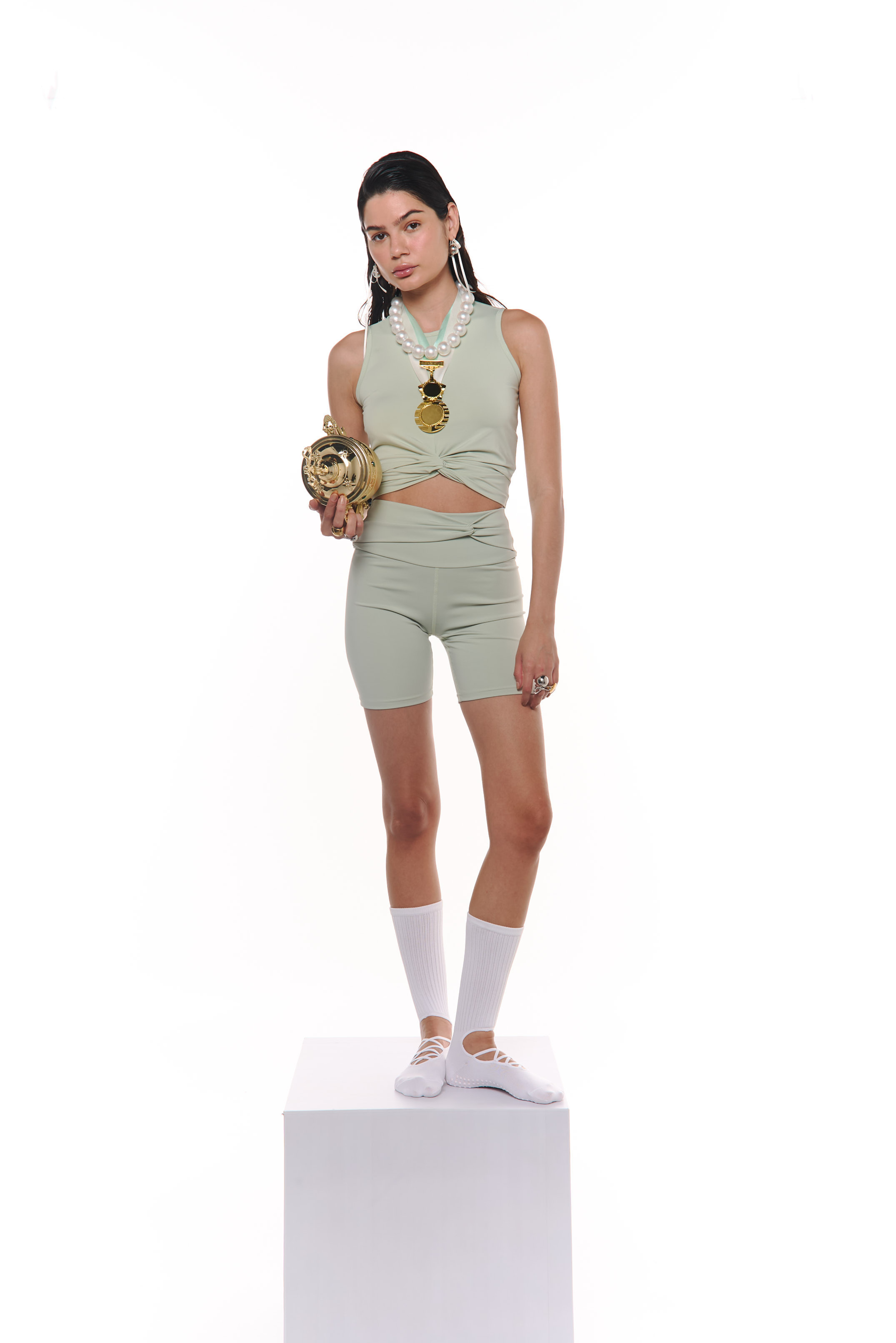 Vitamin C-ute Short Verde Salvia